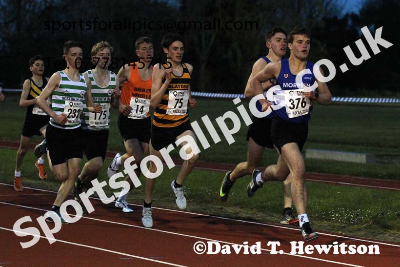 1500 metres, North East Grand Prix No. 1, Monkton on Wednesday, April 28th, 2021. Photo: David T. Hewitson/Sports for All Pics